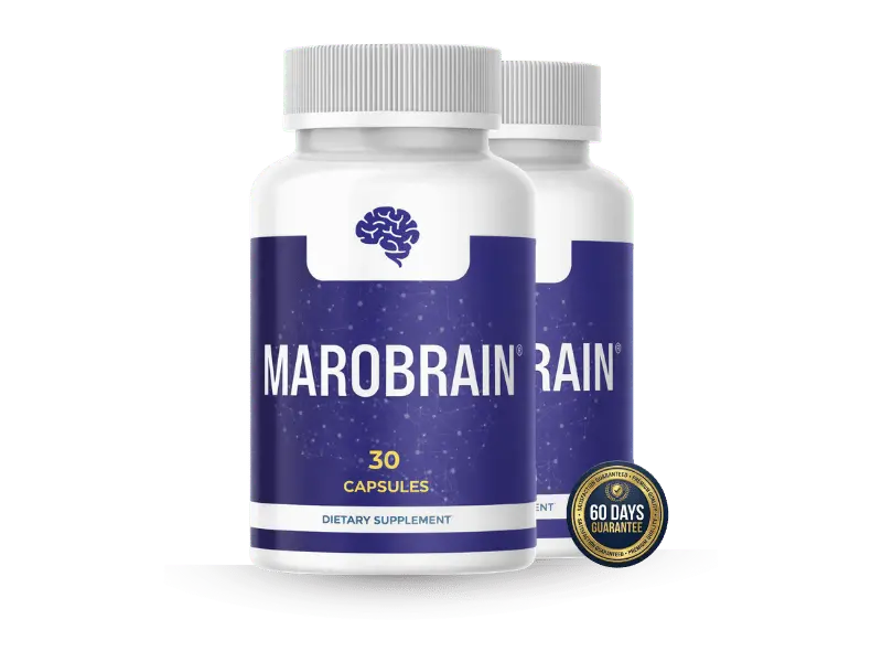 Marobrain bottle — natural nootropic supplement for memory, focus and mental clarity